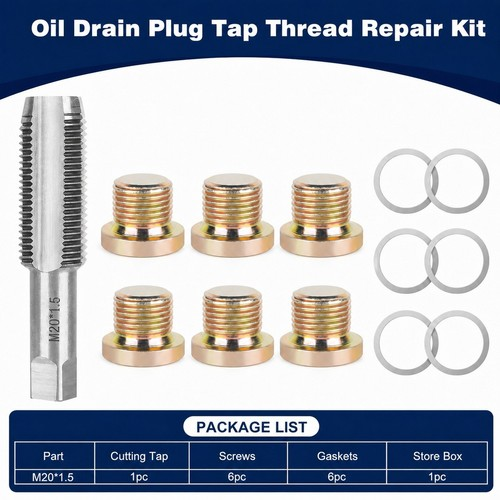 M20 x 1.5mm Sump Drain Plug Thread Repair Kit with Insert Tools