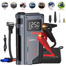20000mAh Car Jump Starter Air Compressor Pump Battery Booster Power Bank 1000A