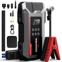 12V8000A Car Jump Starter With Air Compressor Pack Booster Power Bank Air Blower