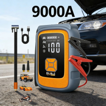 9000A 99800mAh Car Jump Starter Battery Booster Charger Air Compressor PowerBank