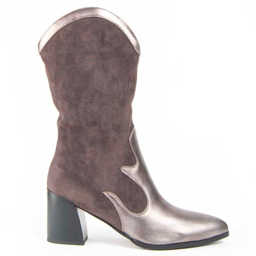 (Grau, 36) Damenstiefel Mit Absatz. Montevita Tejan8 100947 1