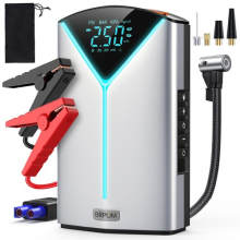 8500A Portable 12V Jump Starter Box with Air Pump LED Flashlight USB Charger NEW