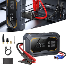 8000mAh Car Jump Starter Tyre Inflator Air Compressor Battery Booster Power Bank