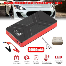 Car Jump Starter 30000mAh With LED Flashlight Function Portable Power Bank