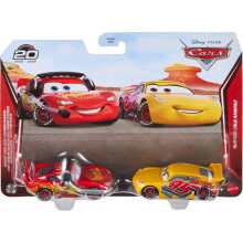 Mattel Disney Pixar Cars Set di 2 Veicoli in Scala 1/55 (Modelli Possono Variare), JJW85