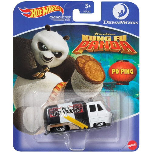 Mattel HOT Wheels Auto Personaggio KUNG FU Panda [PO PING]