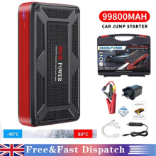 99800mAh Car Battery Booster Jump Starter Power Pack 12V Emergency Power Bank