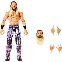 Mattel WWE Elite Collection Top Picks Actionfigurer & Tillbehör, 15 cm Samlarfigur med Utbytbara Händer & Ringutrustning