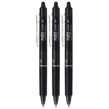 PILOT FriXion Ball Clicker Retractable Erasable Gel Pen, Fine Point, 0.7mm, Black Ink, 3 Count