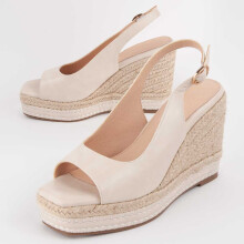 (BEIGE, 41) Damen-keilsandalen. Montevita Salia 102915