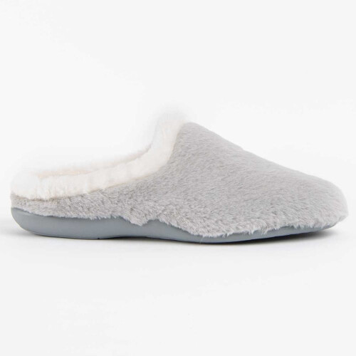(GRAU, 36) Northome Grosslip Damen-hausschuhe 101227 1