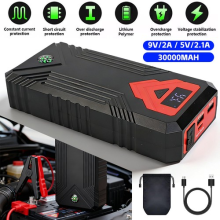 30000mAh Jump Starter Battery Booster 1600A Jump Starter Power Pack Emergency