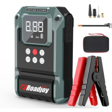 High-Power 4000A Car Jump Starter with 150PSI Air Compressor, 12V