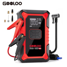 GOOLOO A3 Portable Car Jump Starter Air Compressor Battery Booster Power 3000A