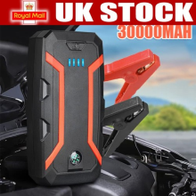 2026NEW! 12V Car Jump Starter Booster 30000mAh Portable Battery Power Bank