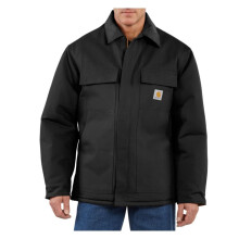 Giacca Carhartt Uomo Fit Largo in Duck Isolata, Utilitaria, Nera, X-Large Alta US