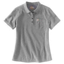 Camiseta de Trabajo Carhartt para Mujer, Gris Jaspeado, Mediana EE. UU.