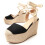 (Nero, 41) Espadrillas Con Zeppa Da Donna Montevita Spartsum20 90004 1