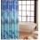 SHOWER CURTAIN 100% POLYESTER FABRIC MODERN DESIGNER WASHABLE + 12 HOOKS 180*180 1