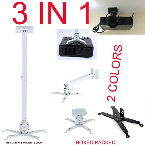 NEW PROJECTOR CEILING WALL MOUNT BRACKET TILT EXTENDABLE FOR DIGITAL PROJECTION