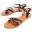 (Schwarz, 36) Damen-freizeitsandale. Montevita Flipp3 89348 1