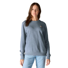 Carhartt Women's TENCEL Fiber Series Relaxed Fit Sweatshirt, Light Faded Navy Heather, Large