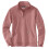 Carhartt Felpa Carhartt Donna Relaxed Fit Mezza Zip, Rosa Chiaro, Small 1