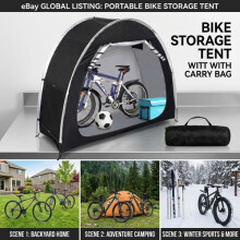 Waterproof Bike Storage Tent Heavy Duty Bicycle Shed Outdoor Garden Lawn Cover