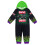 Monster Jam Monster Jam Grave Digger Tuta Zip Nera/Verde Bambini 7-8 Anni 1