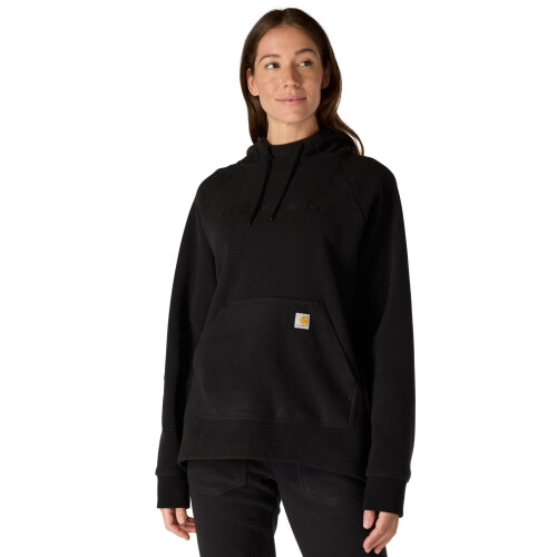 Carhartt Felpa con cappuccio Carhartt Women's Force Oversized-Fit, Nera, Media