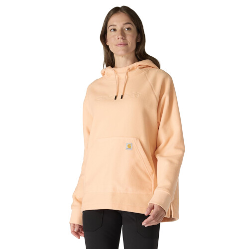 Carhartt Felpa con cappuccio Carhartt donna oversized, Rosa acqua, Media