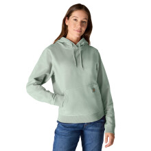 Carhartt Women's Relaxed Fit Midweight Garment Dye French Terry Hooded Sweatshirt, Seabrook, Medium