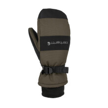 Carhartt Men's Waterproof Insulated Knit Cuff Mitten, Tarmac Black, X-Large