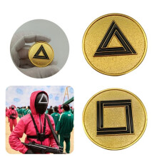 Square Triangle Squid Games Gold Coin Games Children Retro Collectible UK Stock~
