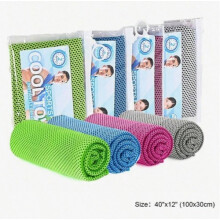 4Pcs Instant Cooling Towel Set Microfiber Sports Towel Gym Running Outdoors
