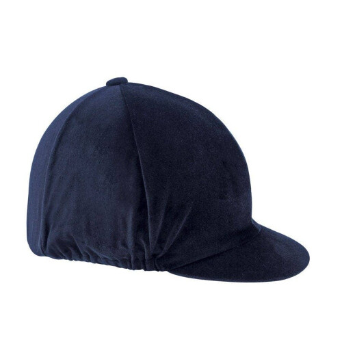 (M, Navy) Shires Velvet Hat Cover