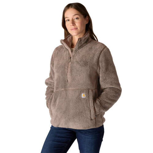 Carhartt Carhartt Women's Loose Fit Fleece Pullover, Soft Sepia, 2X