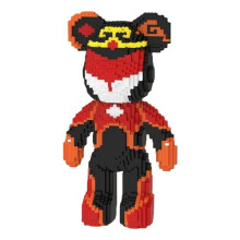 Puzzle Violent Bear Building Blocks Colourful Toys DIY Model Toy Christmas Gifts