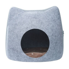 Soft Cute Cat Bed Detachable Felt Comfortable Pet Bed Suitable All Seasons Warm