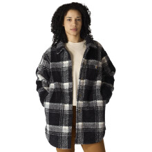 Carhartt Women's Loose Fit Fleece Coat, Black, Large