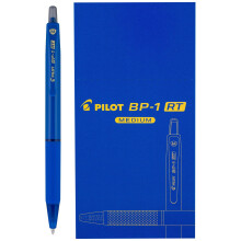 Pilot BP-1RT Tinta Avanzada, Bolígrafos Retráctiles Azul, Punta Media, Caja de Doce, 1mm