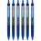 Pilot Pilot Precise V10 RT Retractable Liquid Ink Rollerball Pens, Bold Point, 1.0mm, Blue Ink, 6 Count 1