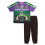 Monster Jam Monster Jam Grave Digger Maglietta e Pantaloni Jogger per Bambini Verde/Viola/Nero 6 1