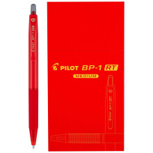 Pilot BP-1RT Tinta Avanzada, Bolígrafo Retráctil Tinta Roja, Punta Media, Caja de Doce