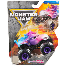 Monster Jam, offizieller Sparkle Smash Monster Truck, 1:64 Modellfahrzeug, Spielzeug für Kinder ab 3 Jahren