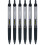 Pilot PILOT Precise V10 RT Retractable Liquid Ink Rollerball Pens, Bold Point, 1.0mm, Black Ink, 6 Count 1