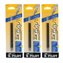 Recargas de bolígrafo retráctil Pilot Better/EasyTouch/Dr Grip, 1.0mm, tinta azul, paquete de 3