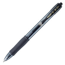 Pilot G207 - Bolígrafo de tinta gel, punta de 0,7 mm, paquete de 1, negro