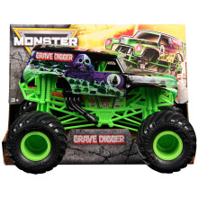 Monster Jam, Offizieller Grave Digger Monstertruck, Sammler Die-Cast Fahrzeug, 1:24 Maßstab, Spielzeug für Kinder ab 3 Jahren