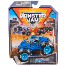 Monster Jam, Camión Monster Truck Megalodon Oficial, Vehículo de Fundición, Escala 1:64, Juguetes para Niños de 3 Años en Adelante